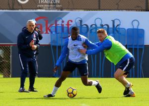 Trabzonspor, Beşiktaş maçı hazırlıklarını sürdürdü