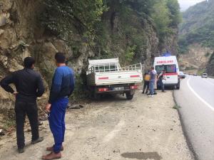 Trabzon’da trafik kazası: 1 yaralı