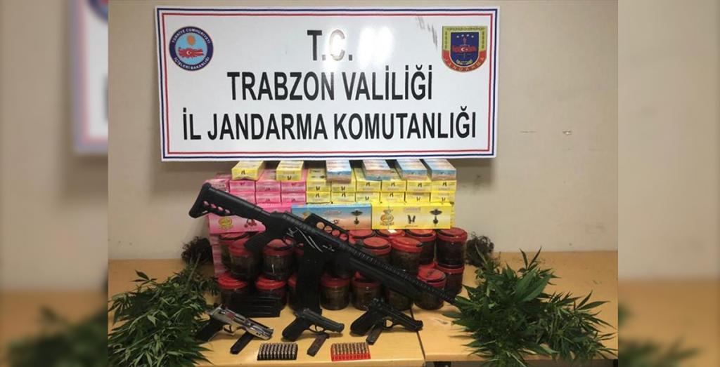 Trabzon’da uyuşturucu operasyonu