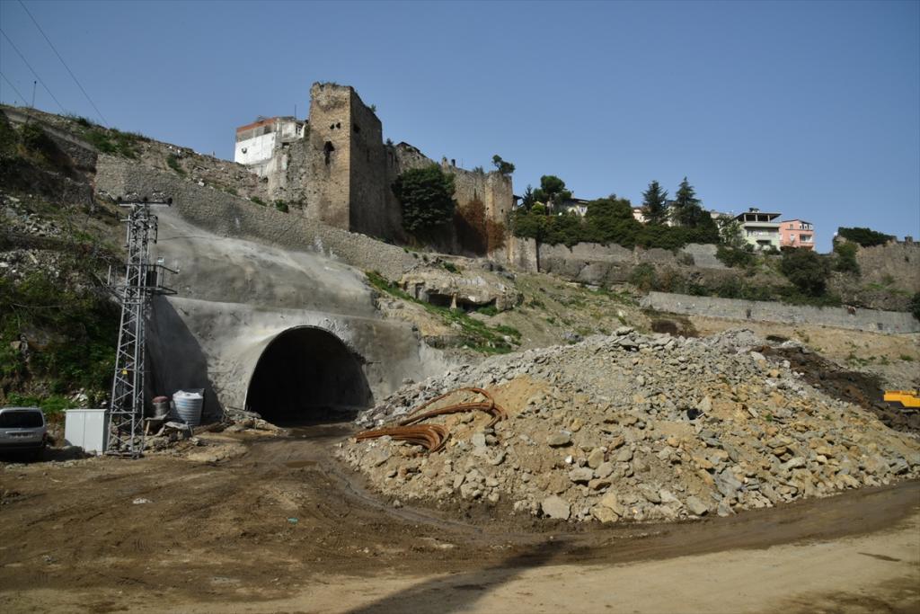 Trabzon’da “Tünel Akvaryum” 50 metre kazıldı