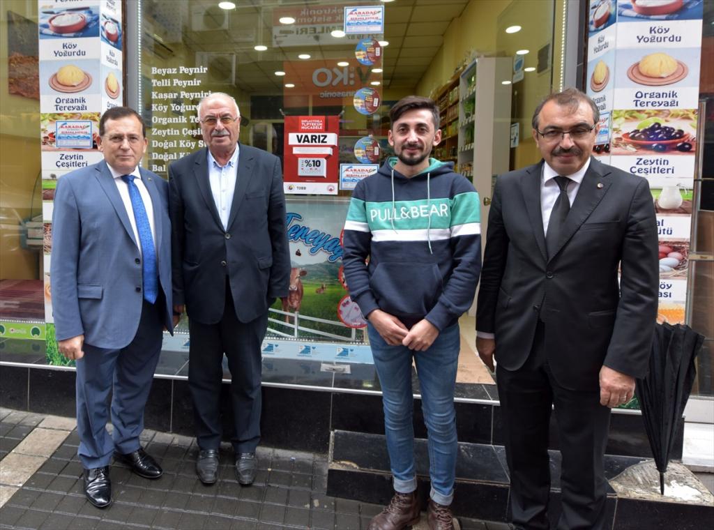 TTSO yönetimi, indirim uygulayan iş yerlerini ziyaret etti