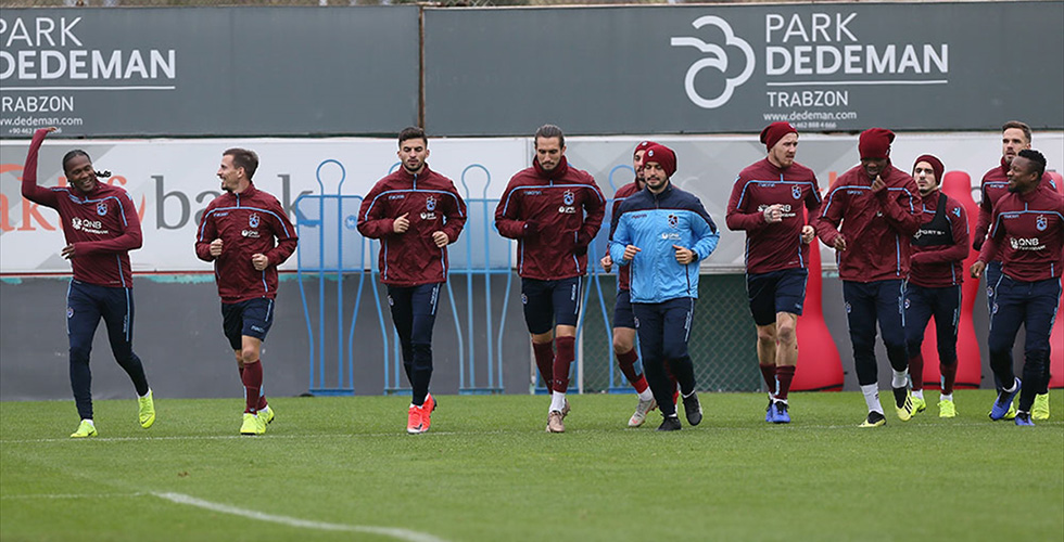 Trabzonspor’da Çaykur Rizespor maçı hazırlıkları