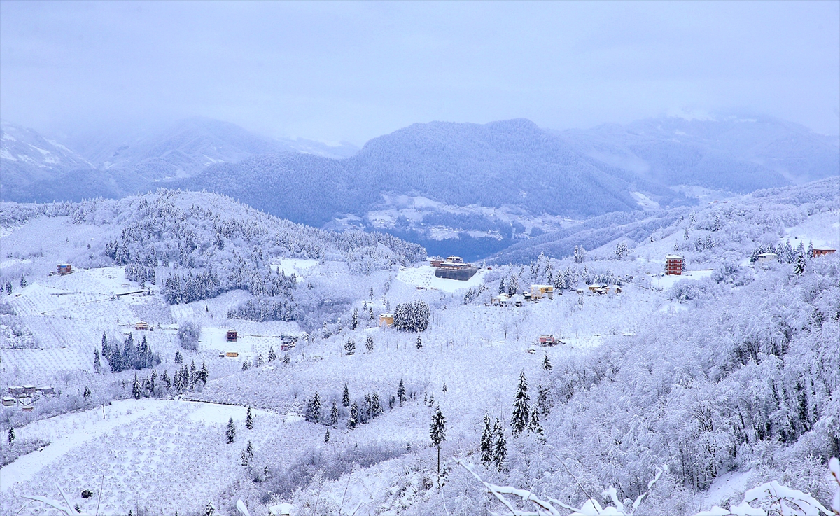 Trabzon’da kar yağışı