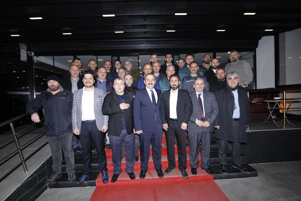 Gürsoy, Arsin’de şöför esnafıyla buluştu