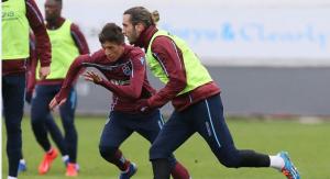 Uğurcan Çakır ile Hüseyin Türkmen, takımla çalıştı