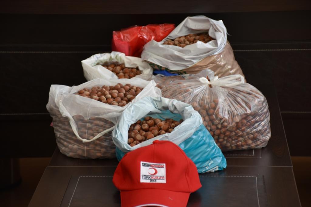 Trabzon’da özel eğitim sınıfı için fındık bağışı