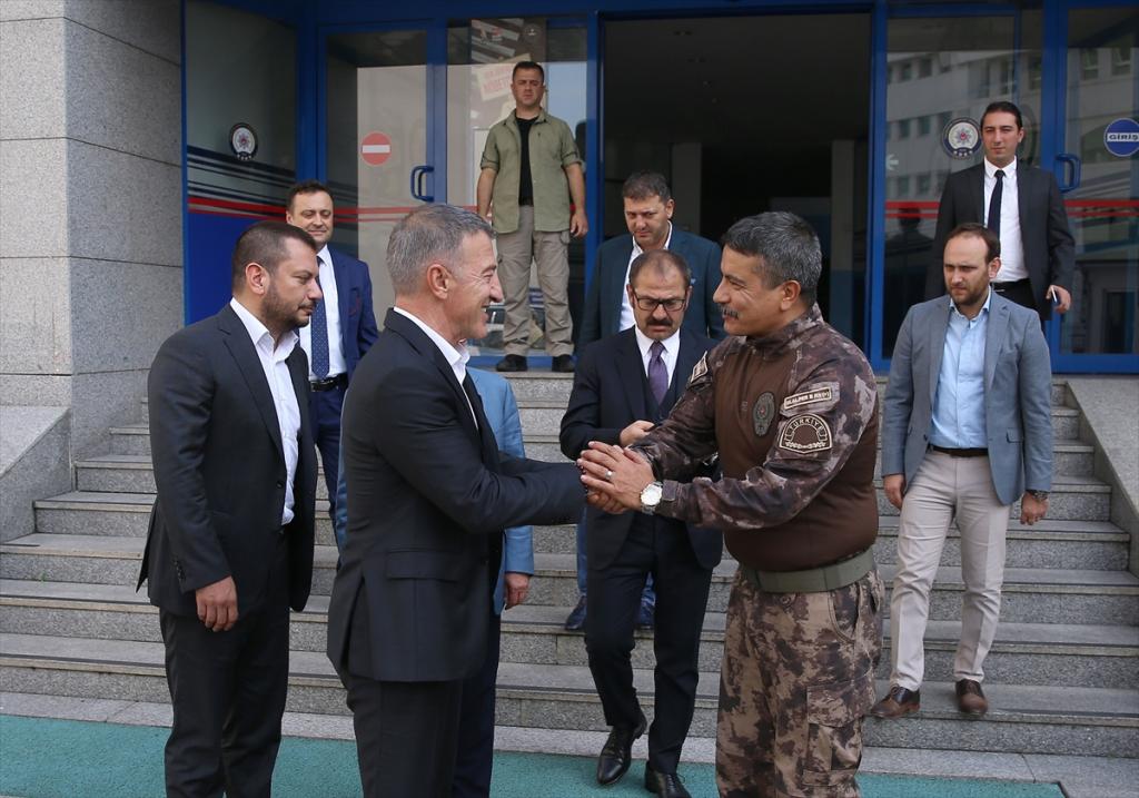 Ağaoğlu’ndan Trabzon Emniyet Müdürü Alper’e ziyaret