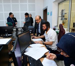 Trabzon Valisi Ustaoğlu, Vefa Sosyal Destek Grubu’nun çalışmalarını inceledi