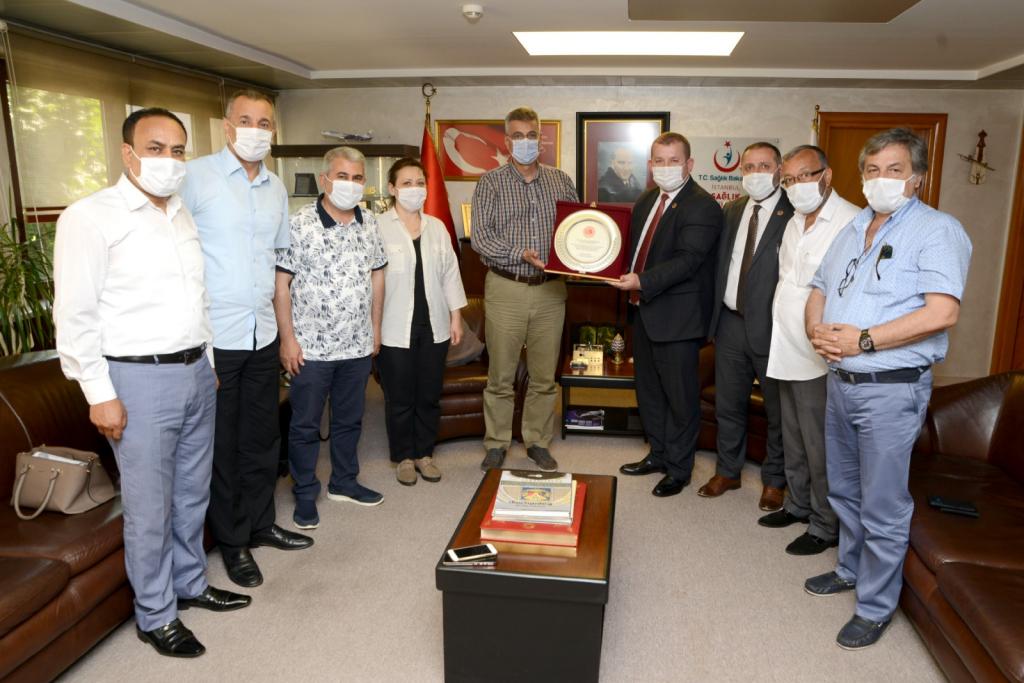 TÜMFED’den İl Sağlık Müdürü Kemal Memişoğlu’na teşekkür ziyareti