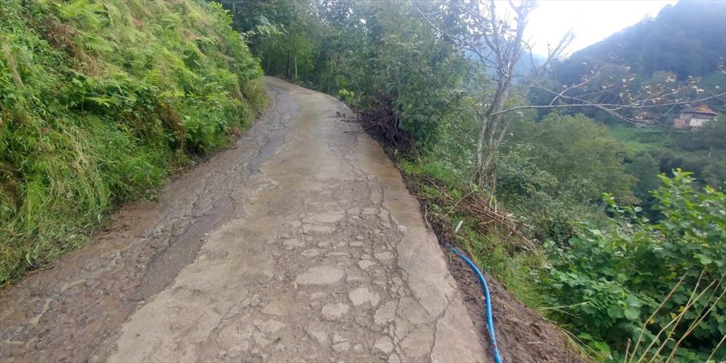 Trabzon’da yol bakım çalışmaları