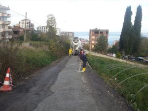 Büyükşehir Belediyesi sokağa çıkma kısıtlamasında çalışmalarını sürdürdü