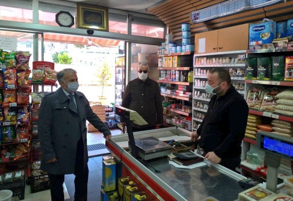 Trabzon’da Kovid-19 denetimleri sürüyor