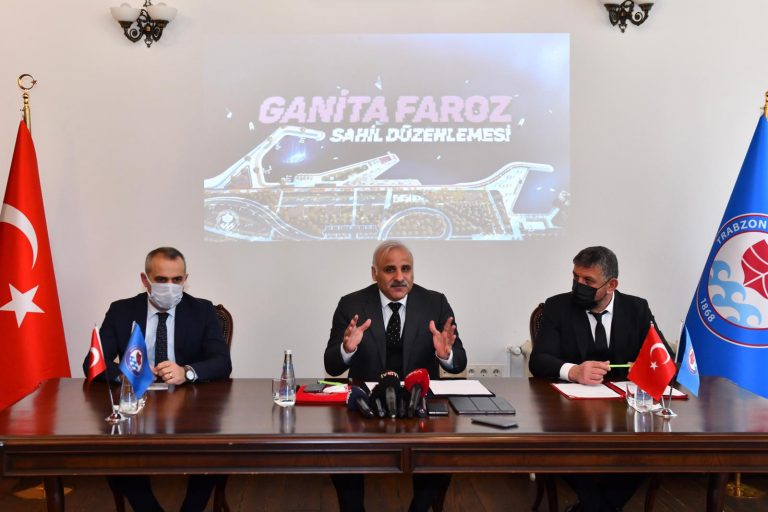 TRABZON’UN ÇEHRESİNİ DEĞİŞTİRECEK GANİTA-FAROZ PROJESİNDE İMZALAR ATILDI