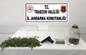 Trabzon’da uyuşturucu operasyonunda gözaltına alınan kişi tutuklandı