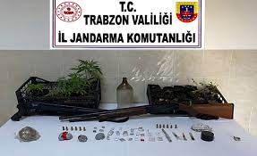 Trabzon’da uyuşturucu madde imalatı ve ticareti yapan kişi yakalandı