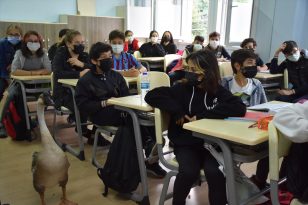 Trabzon’da Çin kazı “Kirli” okulda derslere neşe katıyor