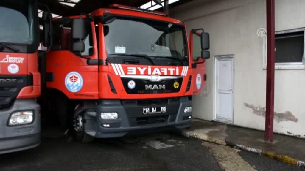 Trabzon’da itfaiye ekipleri geçen yıl 3 bin 807 olaya müdahale etti