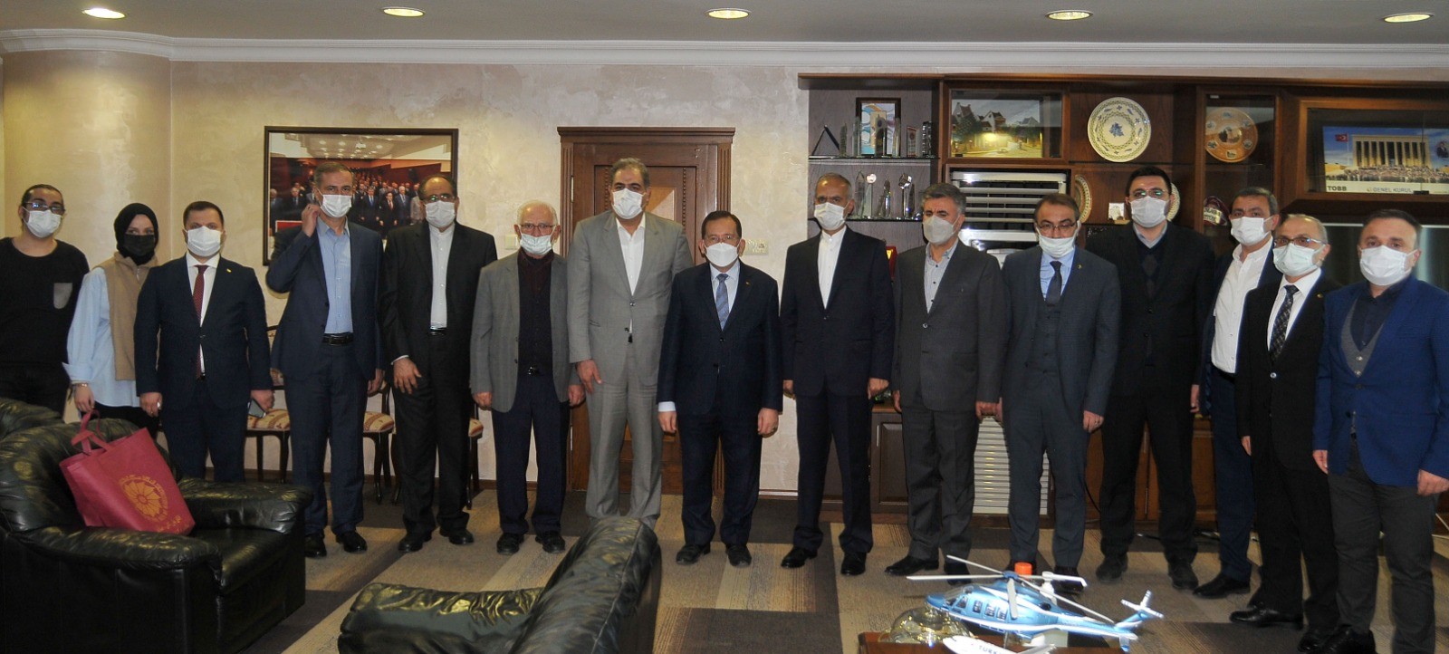 İran heyeti ile işbirliği imkânları görüşüldü