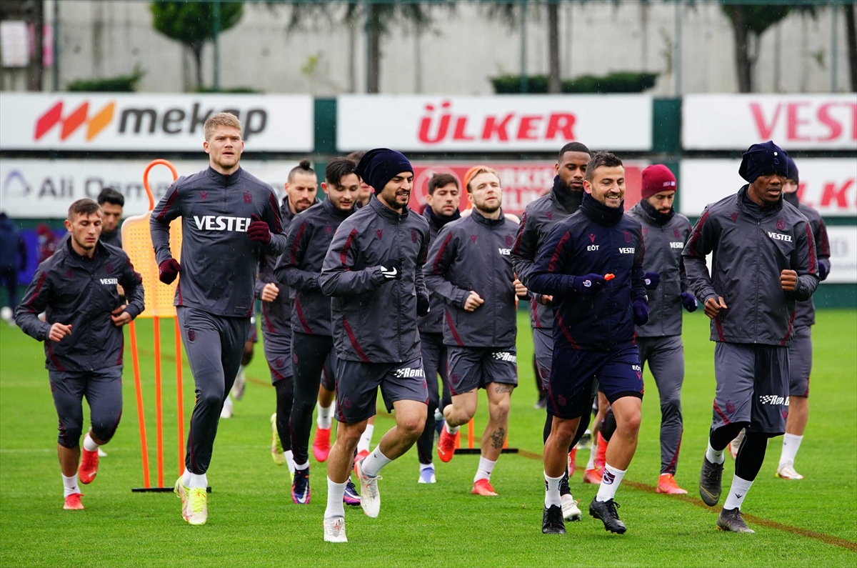 Trabzonspor, Sivasspor maçı hazırlıklarını sürdürdü