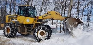Trabzon’da yol açma ve tuzlama çalışmalarına devam ediliyor