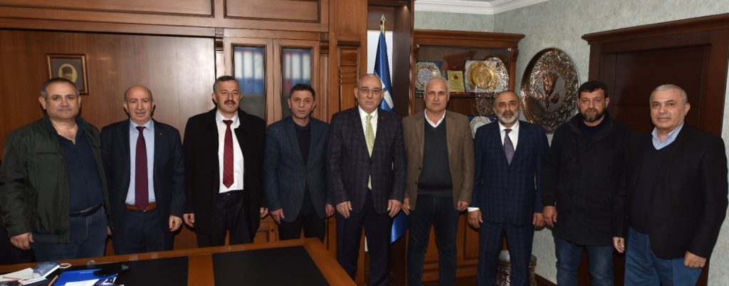 AKÇAABAT ŞOFÖRLER ODASI’NDAN BAŞKAN KARA’YA ZİYARET