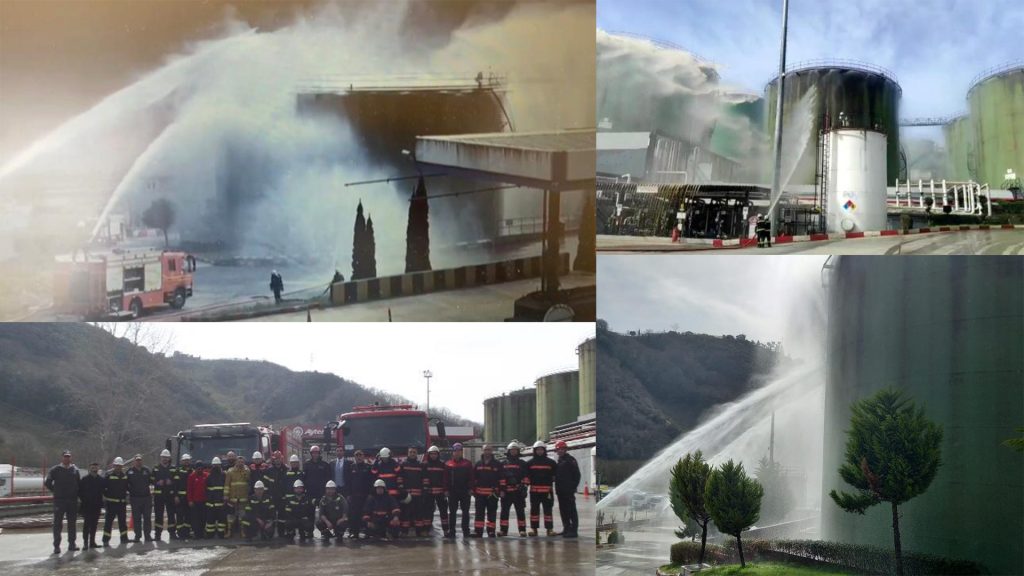 TRABZON İTFAİYESİ TATBİKATLARA DEVAM EDİYOR