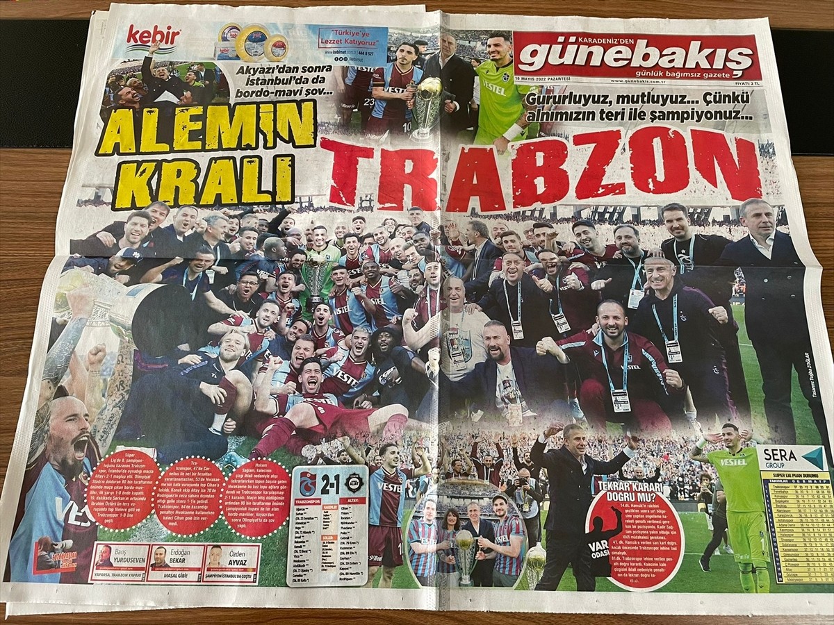 Trabzon yerel basında Altay galibiyetinin yankıları