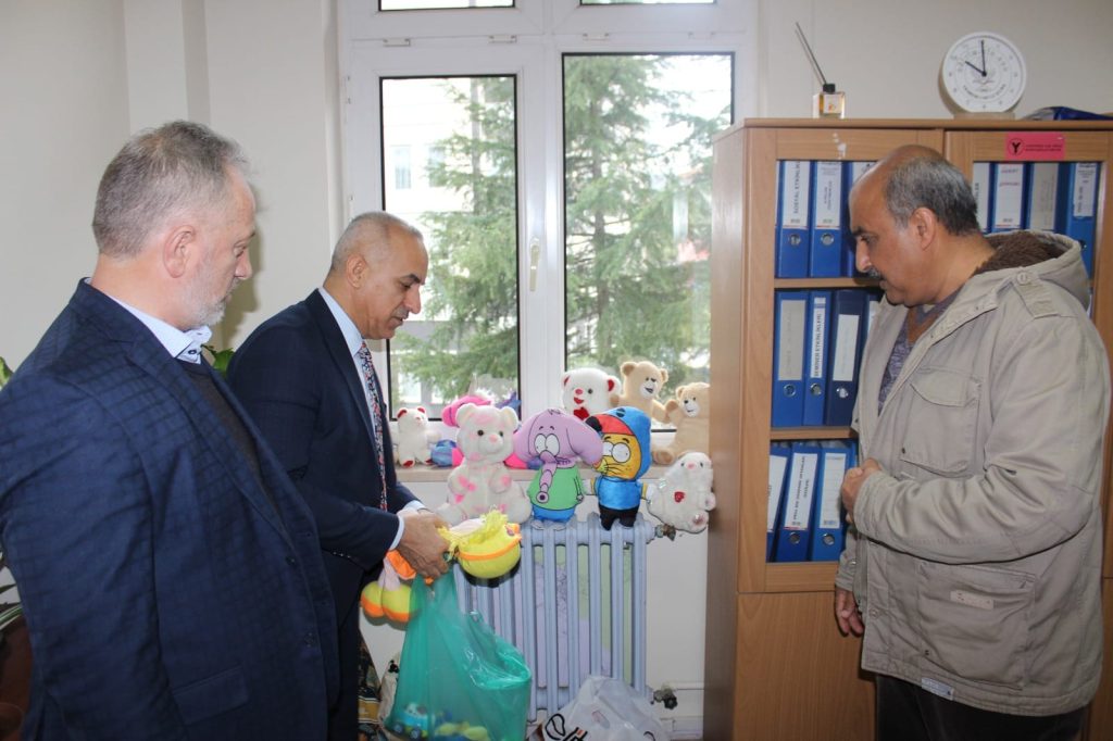 Oyuncak toplama kampanyasına destek