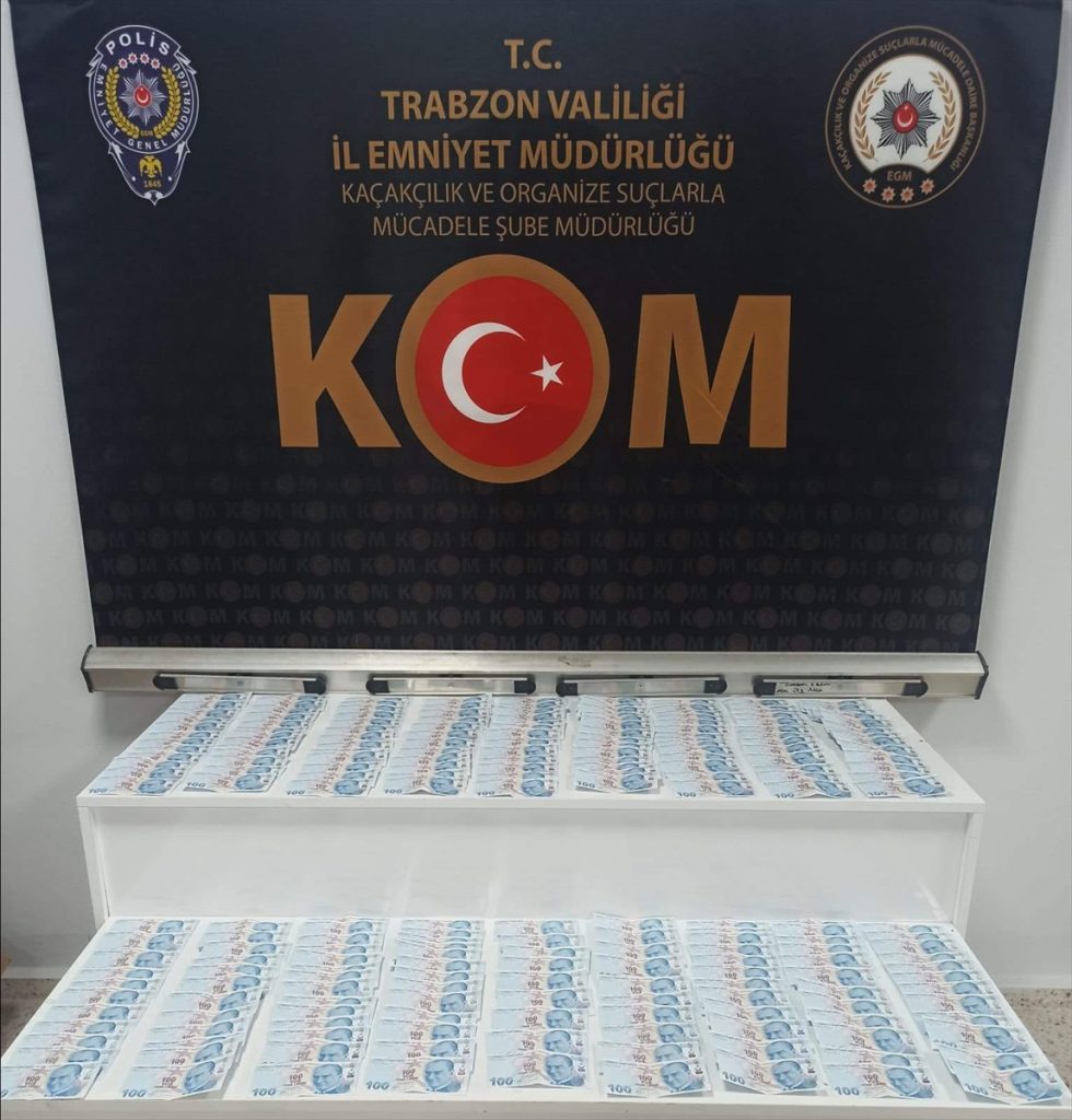 Trabzon’da sahte para operasyonu düzenlendi