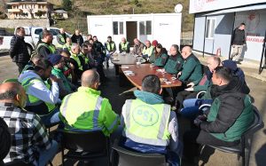 Sera Gölü Temizliğinde Görev Alan Personele ziyaret