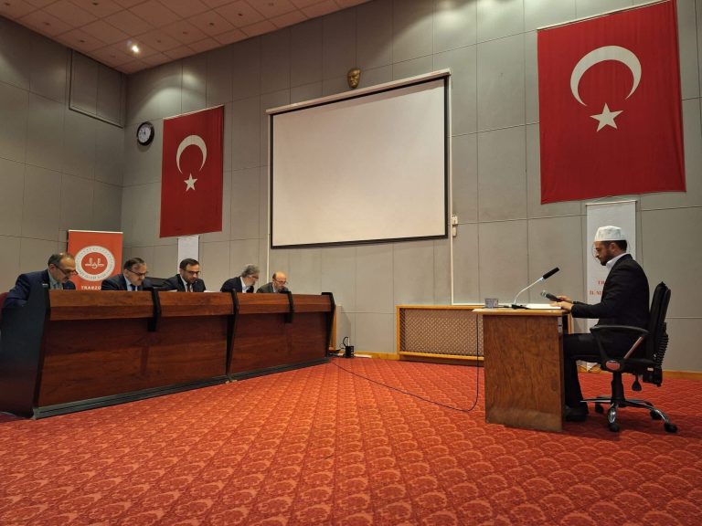 Cumhuriyet Mahallesi Camii İmam Hatibi Adem Şahin, Trabzon İl İkincisi Oldu