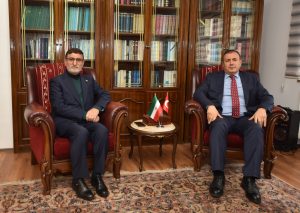 Başkan Çelebi’den İran Başkonsolosluğu’na taziye ziyareti