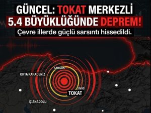 Tokat Niksar’da 5.5 Büyüklüğünde Deprem: Karadeniz Sallandı