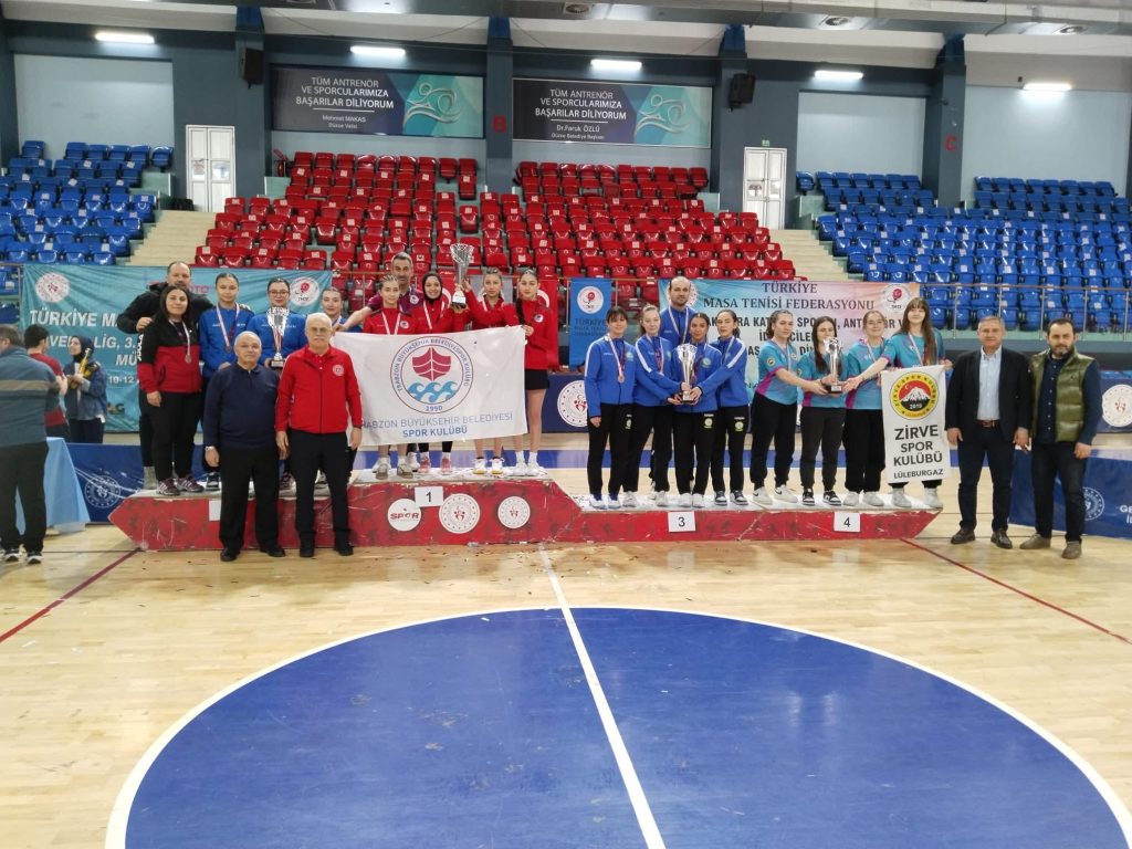 Büyükşehir Masa Tenisinde 1. Lig’e Yükseldi