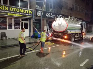 Arsin Belediyesi Temizlik Çalışmalarını Yoğunlaştırdı