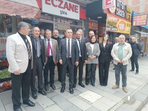 İYİ Parti Heyetinden Arsin’de Esnaf Ziyareti