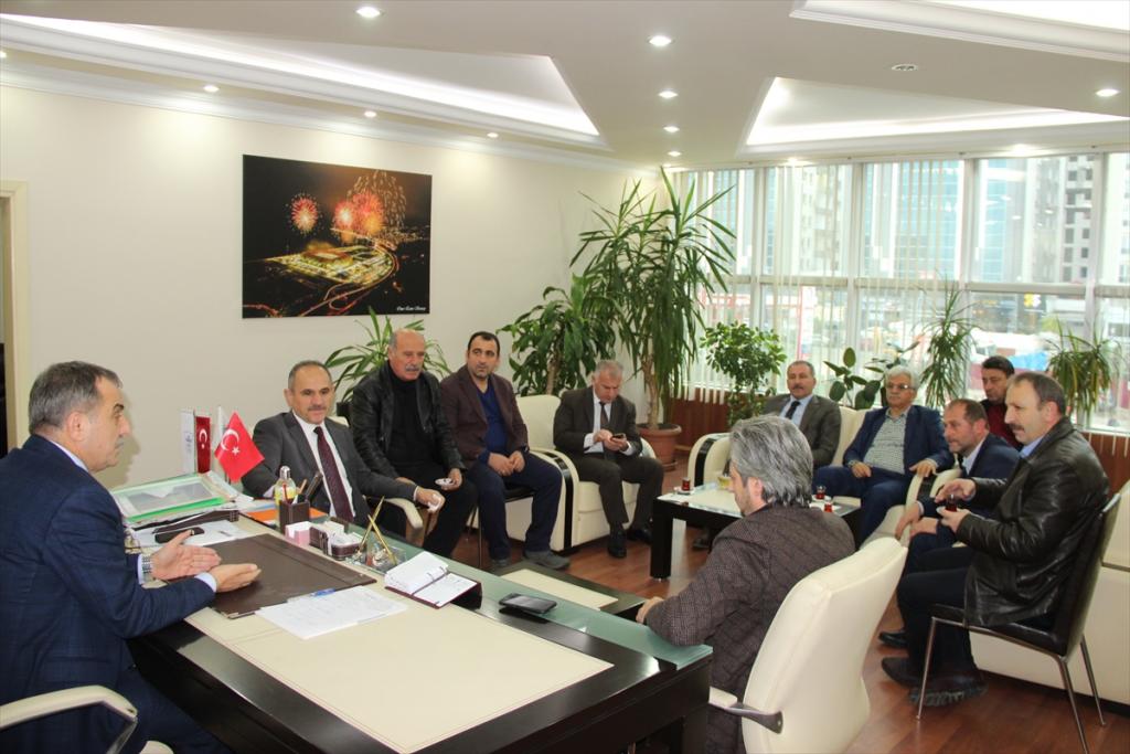 AK Parti heyetinin Yomra Belediyesini ziyareti