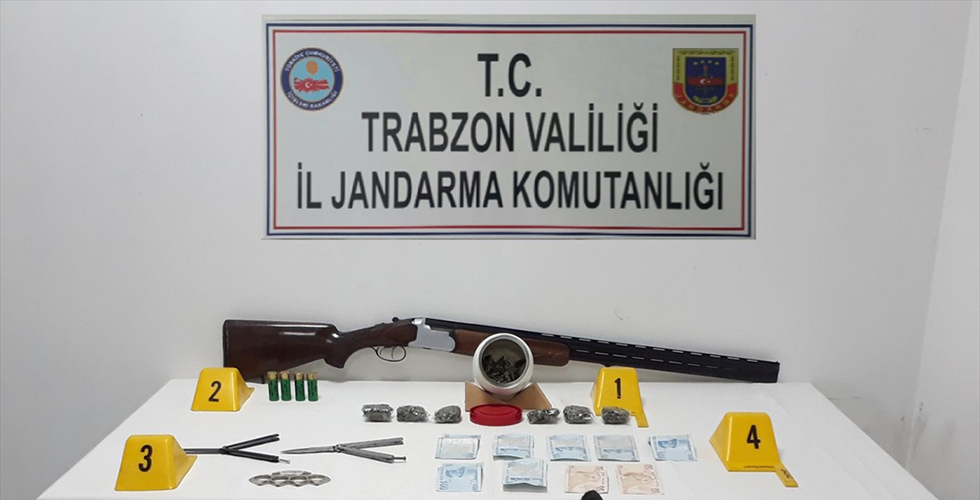 Trabzon’da uyuşturucu operasyonu
