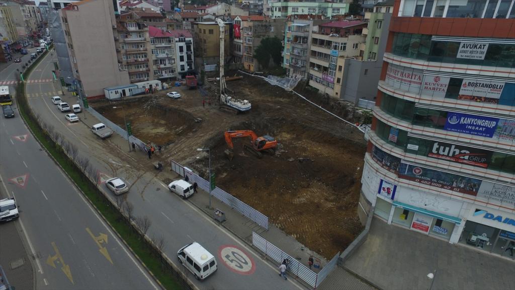 Trabzon’da tam otomatik otopark inşaatına başlandı