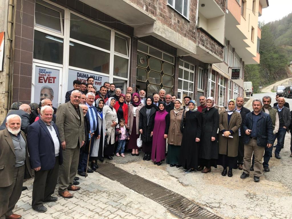 Trabzon Milletvekili Köseoğlu, Arsin ve diğer ilçeleri ziyaret etti