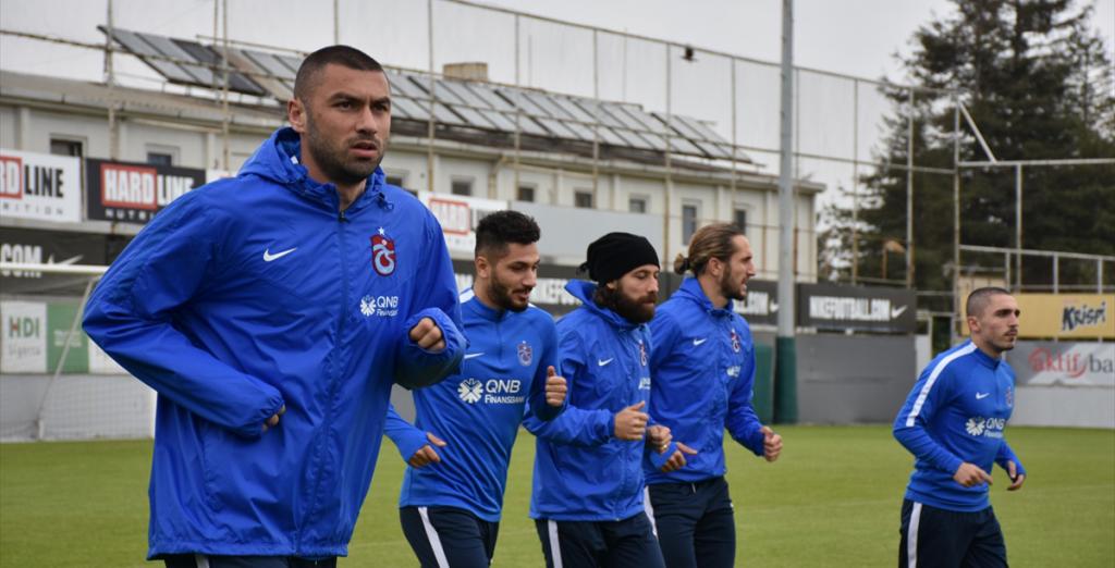 Trabzonspor, Galatasaray maçı hazırlıklarını sürdürdü