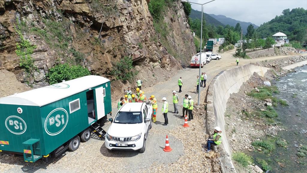 Trabzon’da taşkın tatbikatı gerçekleştirildi