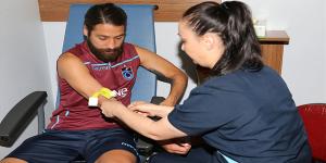Trabzonspor’da futbolcuların sağlık kontrolleri yapıldı