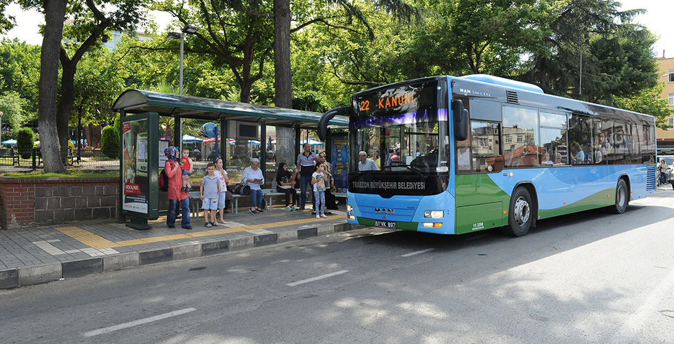 15 Temmuz’da Trabzon’da ulaşım ücretsiz olacak