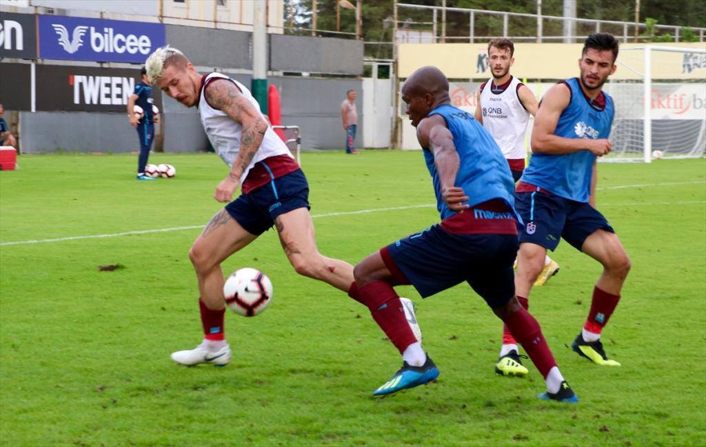 Trabzonspor, Galatasaray maçı hazırlıklarını sürdürdü