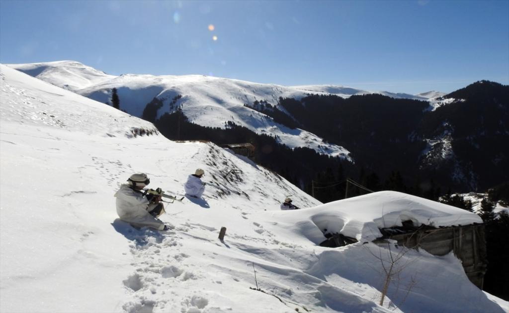 Karadeniz’de terör örgütüne yönelik kış operasyonları