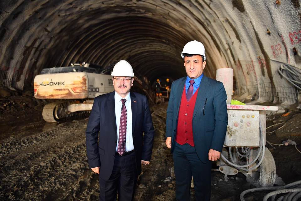 Trabzon’da akvaryum için tünel kısmı tamamlandı