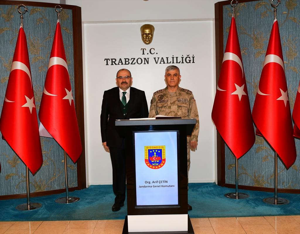Jandarma Genel Komutanı Orgeneral Çetin Trabzon’da