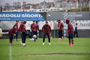 Trabzonspor’da Evkur Yeni Malatyaspor maçı hazırlıkları