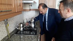 Arsin’de Doğalgaz evlere ulaştı